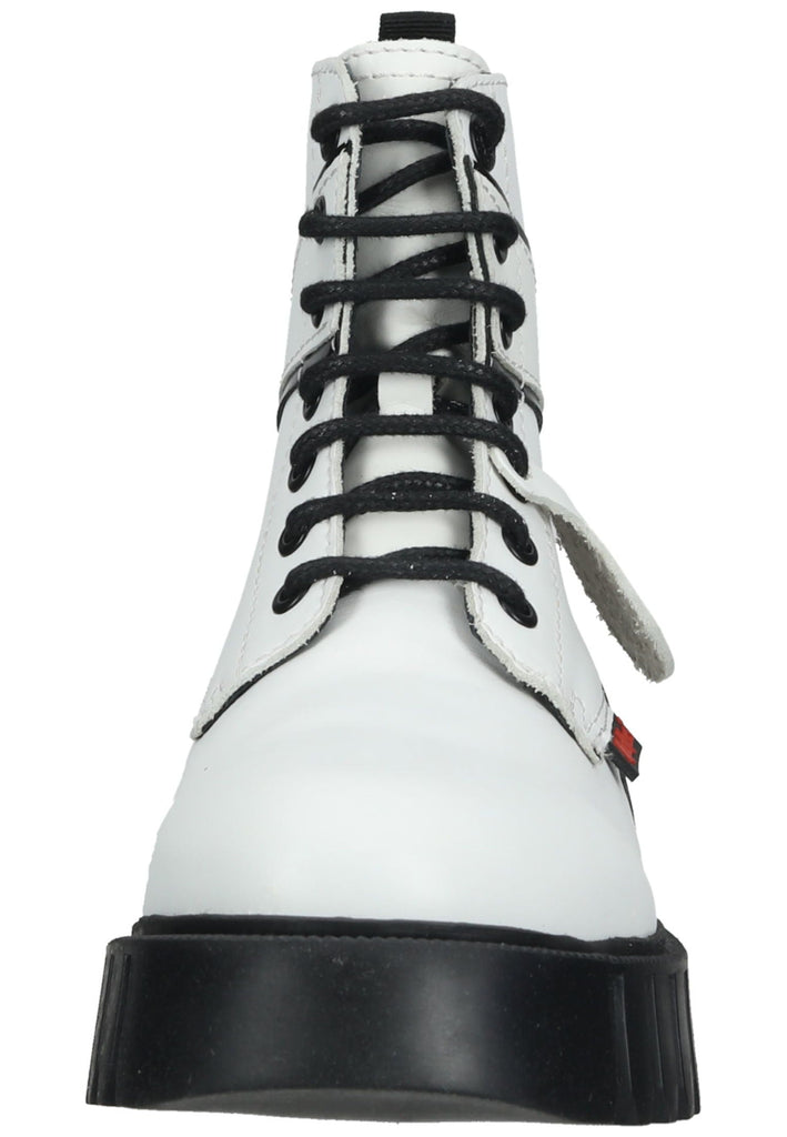 Kickers Stiefelette Leder Weiß - surf4shoes