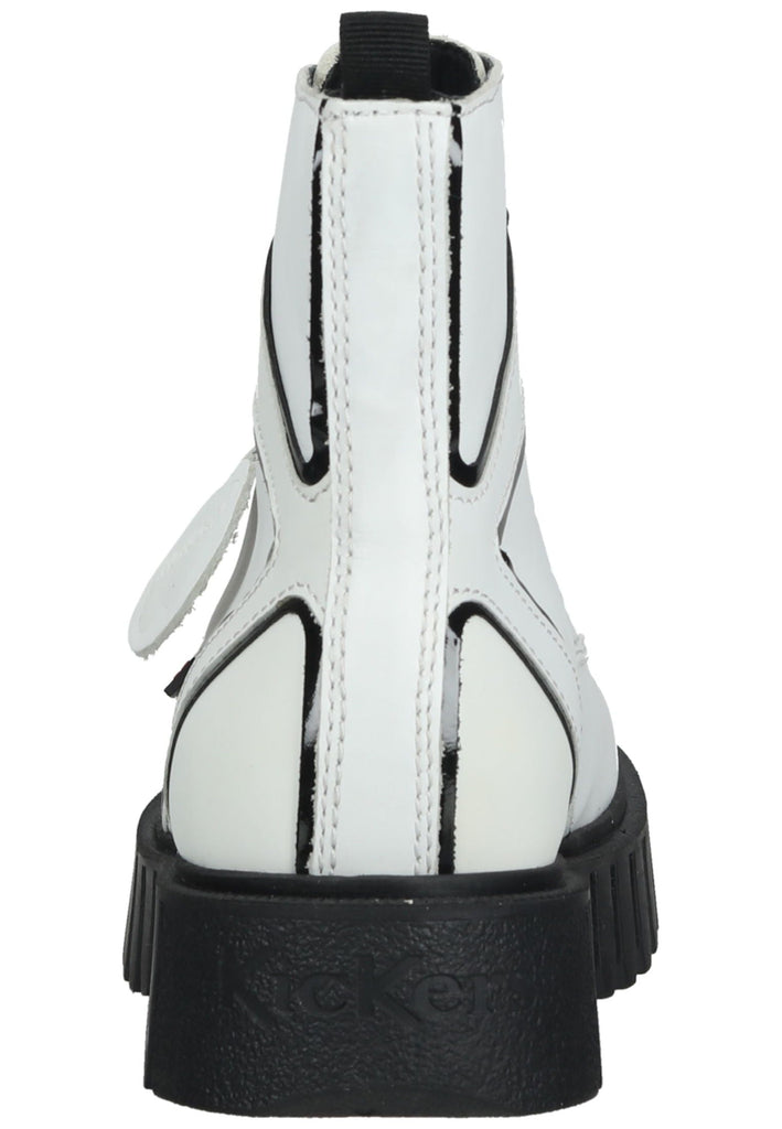 Kickers Stiefelette Leder Weiß - surf4shoes