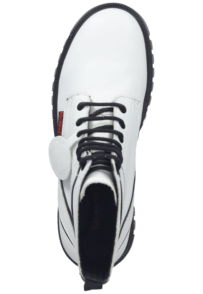 Kickers Stiefelette Leder Weiß - surf4shoes