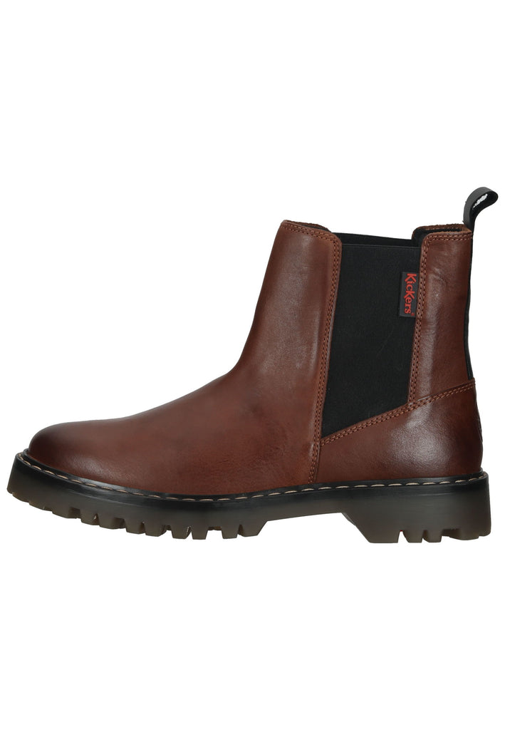 Kickers Stiefelette Leder/Textil Camel - surf4shoes