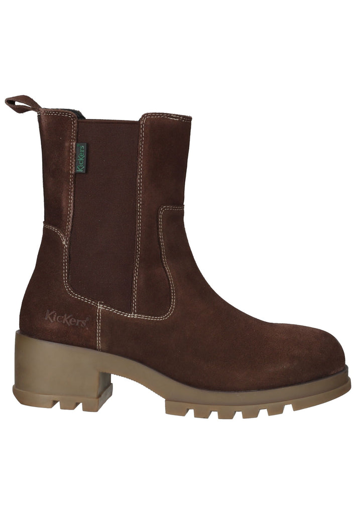 Kickers Stiefelette Leder/Textil Braun - surf4shoes