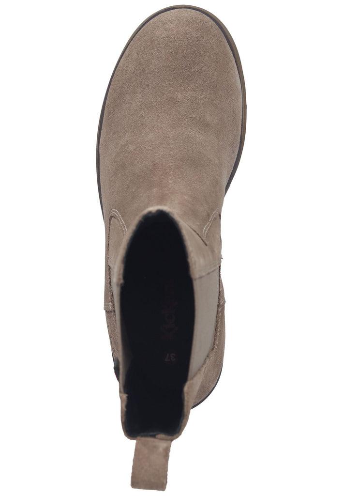 Kickers Stiefelette Leder/Textil Silber - surf4shoes