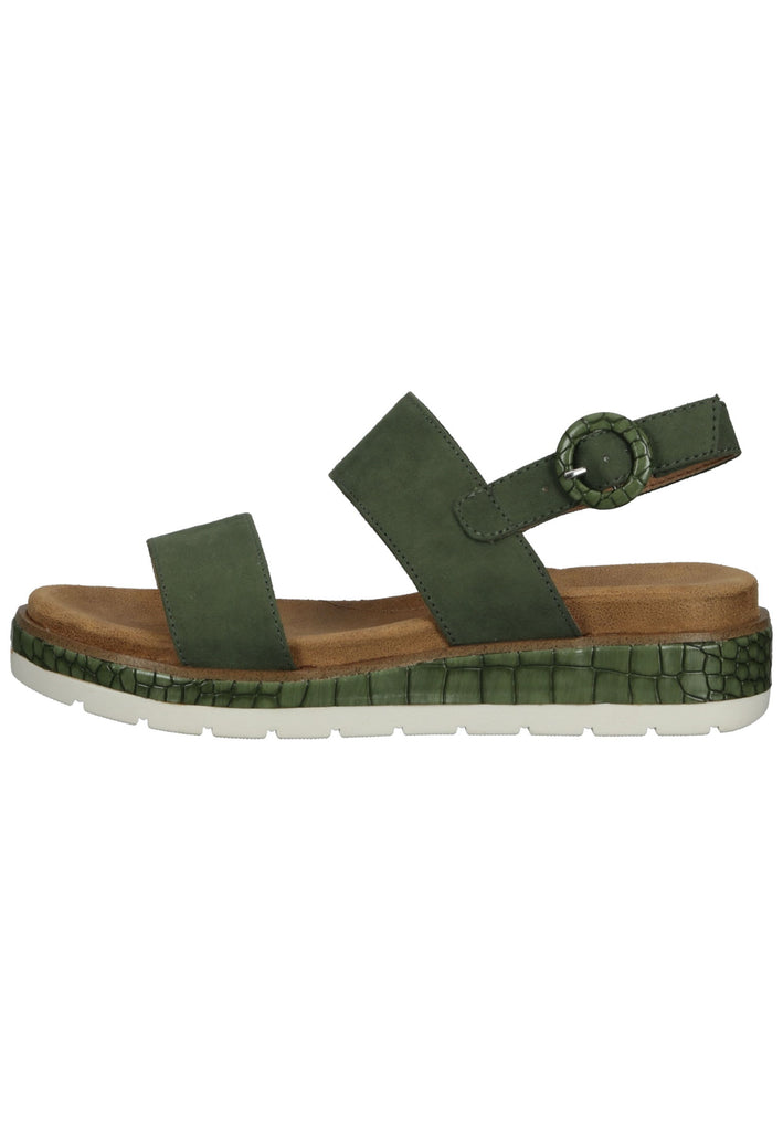 s.Oliver Sandalen Textil Grün - surf4shoes