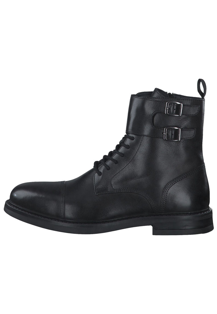 s.Oliver Stiefelette Leder Schwarz - surf4shoes