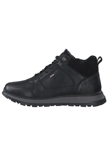 s.Oliver Stiefelette Leder Schwarz Warmfutter - surf4shoes