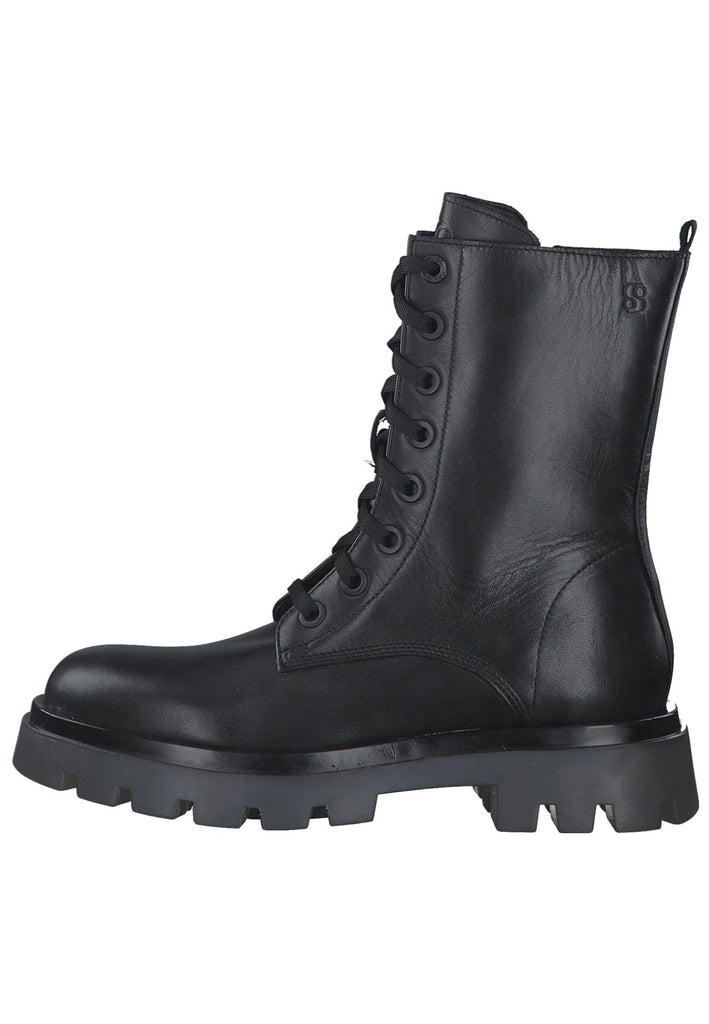 s.Oliver Stiefelette Leder Schwarz - surf4shoes