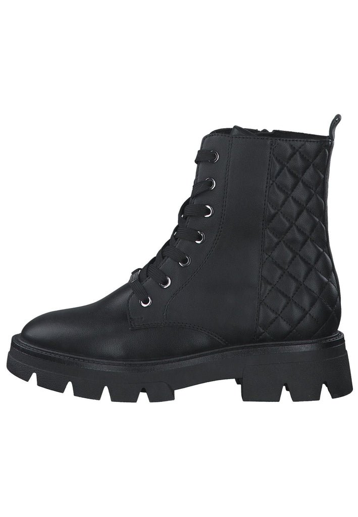 s.Oliver Stiefelette Lederimitat Schwarz - surf4shoes