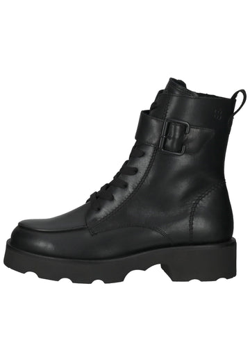 s.Oliver Stiefelette Leder Schwarz - surf4shoes