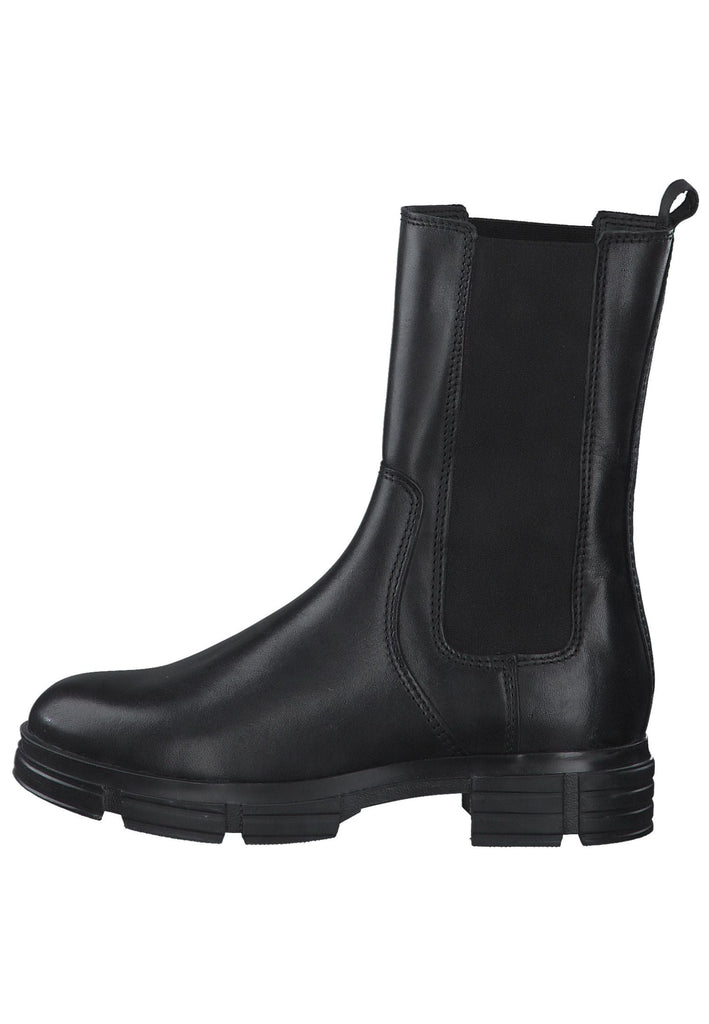 s.Oliver Stiefelette Leder/Textil Schwarz - surf4shoes