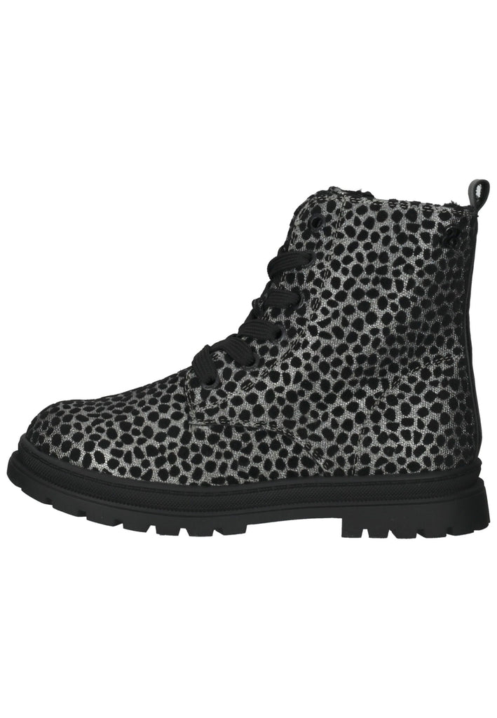 s.Oliver Stiefelette Lederimitat Schwarz Kombi Warmfutter - surf4shoes