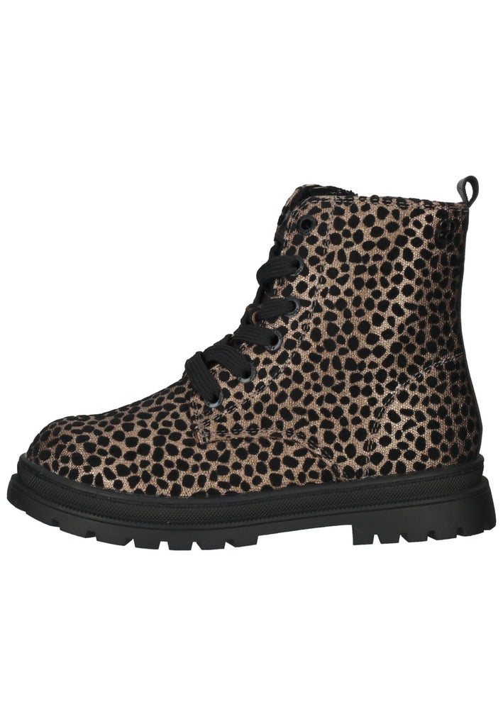 s.Oliver Stiefelette Lederimitat Leopard Warmfutter - surf4shoes