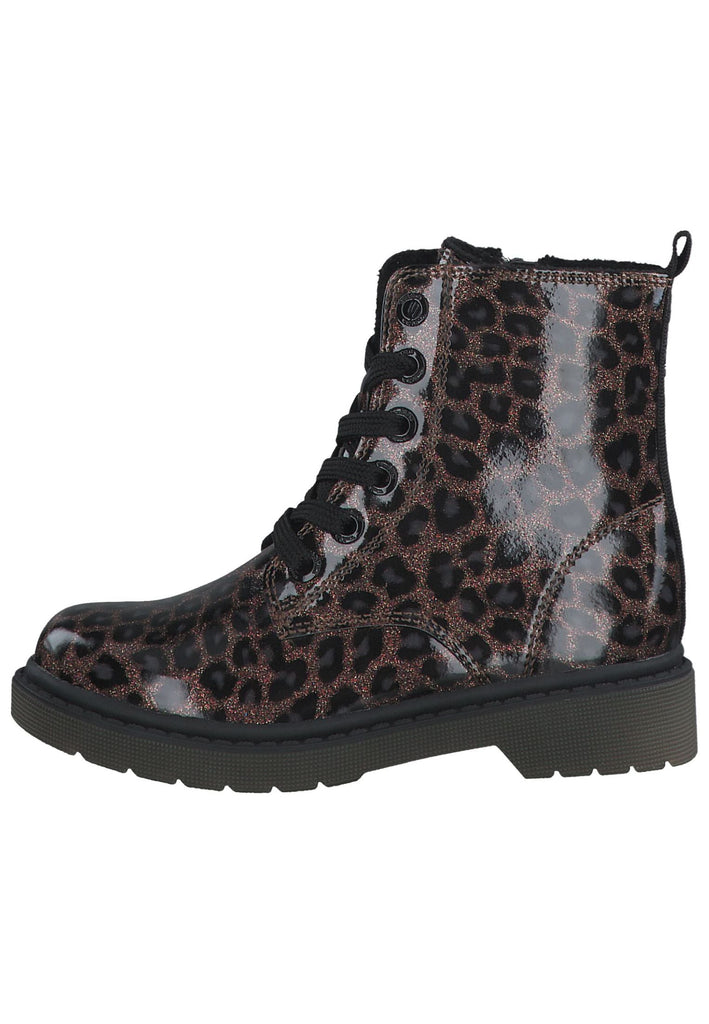s.Oliver Stiefelette Lederimitat Leopard - surf4shoes