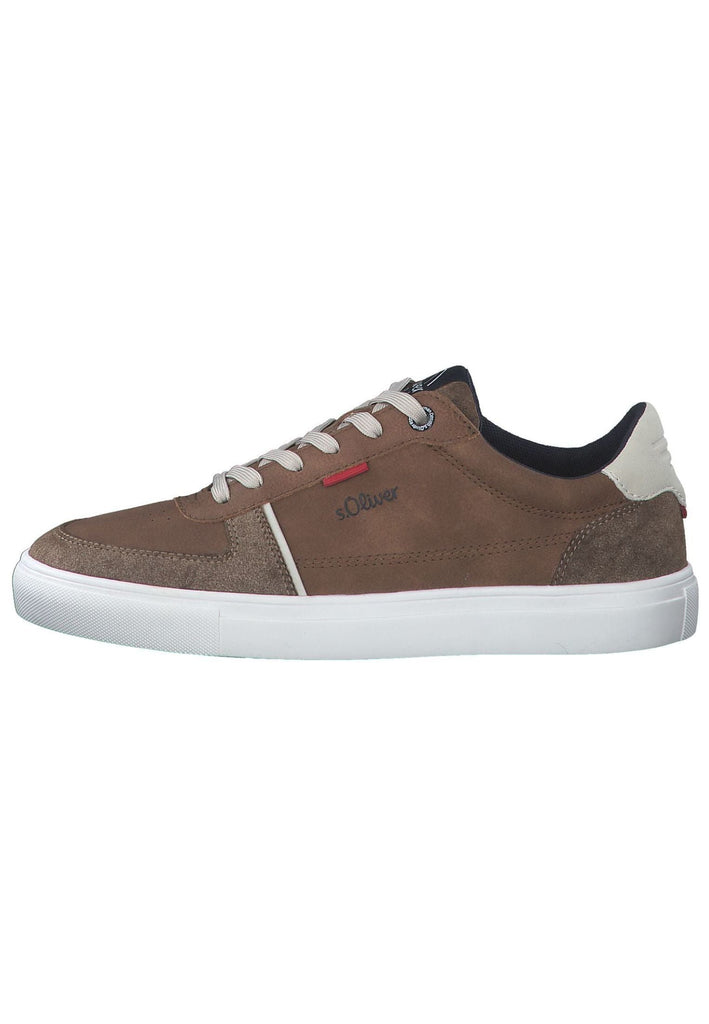 s.Oliver Sneaker Lederimitat Cognac - surf4shoes