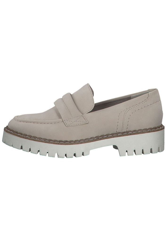 s.Oliver Slipper Lederimitat Beige - surf4shoes