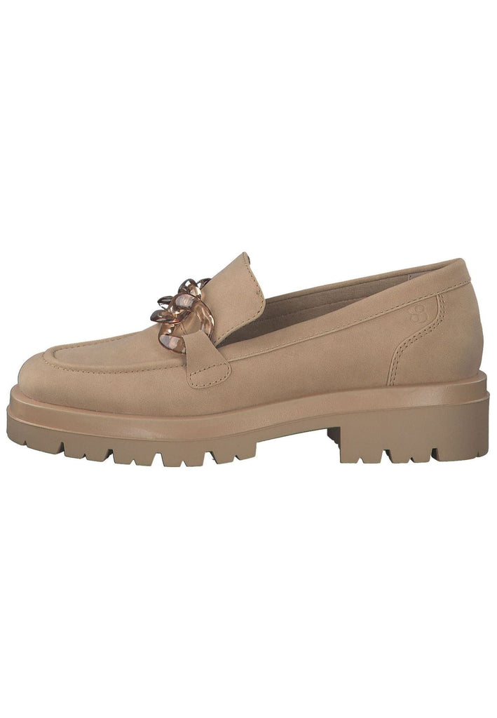 s.Oliver Slipper Lederimitat Camel - surf4shoes