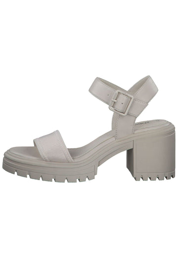 s.Oliver Sandalen Lederimitat Cream - surf4shoes
