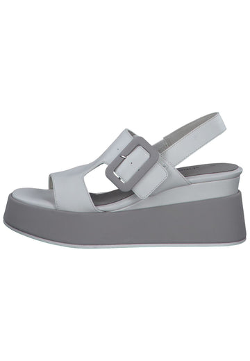 s.Oliver Sandalen Lederimitat Hellgrau - surf4shoes