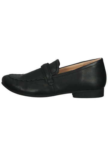 Think! Slipper Glattleder Schwarz - surf4shoes