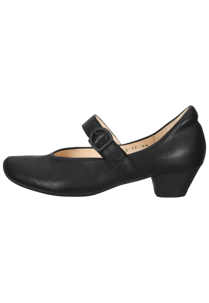 Think! Pumps Glattleder Schwarz - surf4shoes