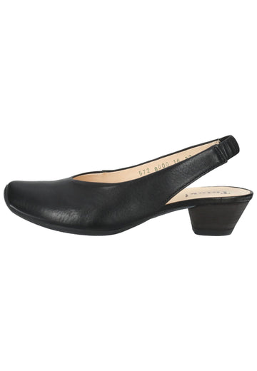 Think! Pumps Glattleder Schwarz - surf4shoes
