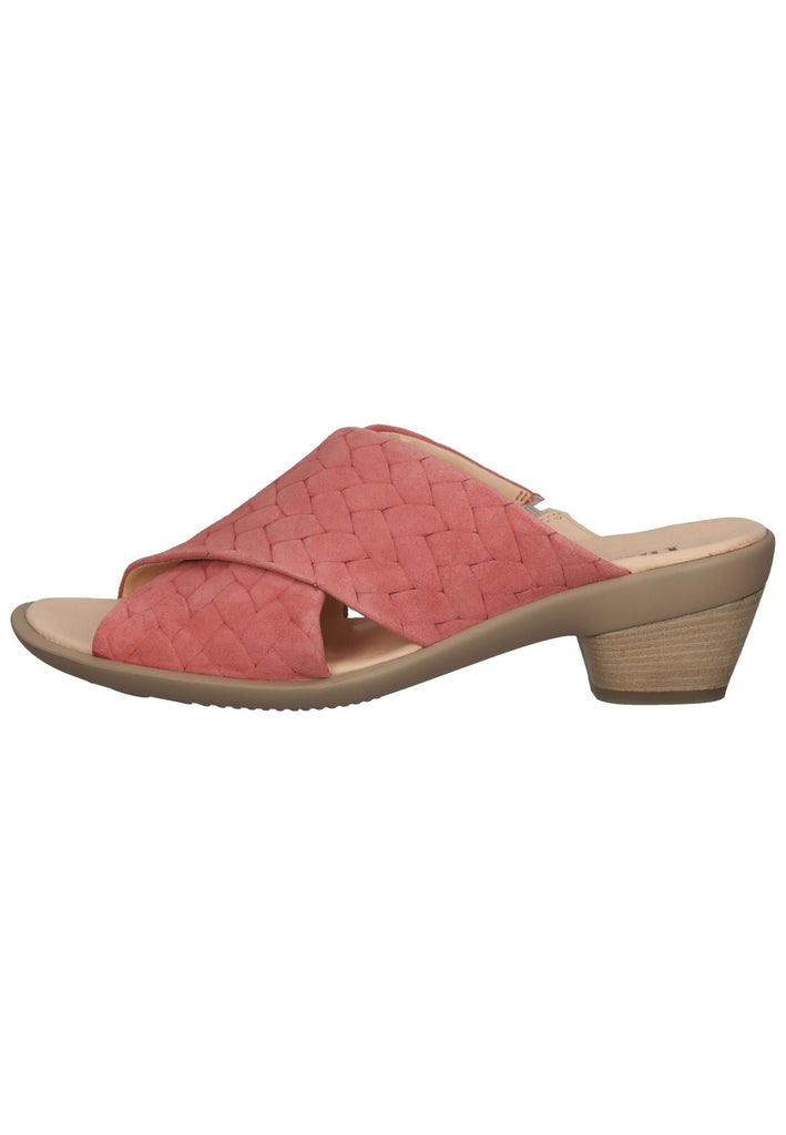 Think! Pantoletten Veloursleder Coral - surf4shoes