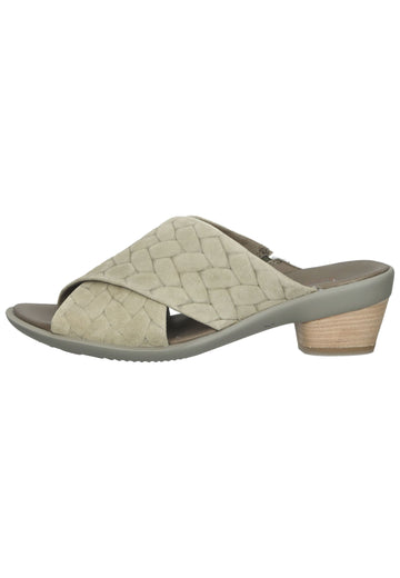 Think! Pantoletten Veloursleder Sage - surf4shoes