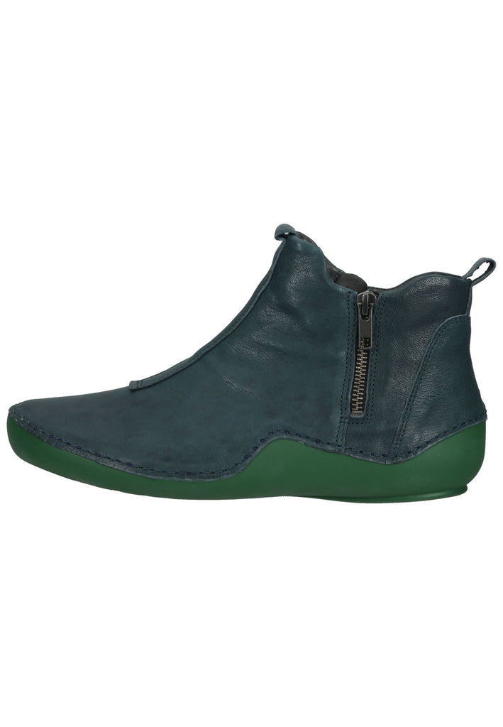 Think! Stiefelette Glattleder Petrol - surf4shoes