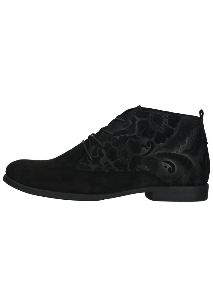 Think! Halbschuhe Veloursleder Schwarz Kombi - surf4shoes