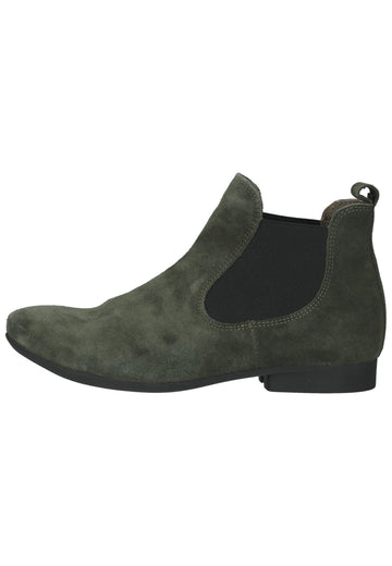 Think! Stiefelette Veloursleder/Textil Olive - surf4shoes