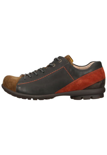 Think! Halbschuhe Veloursleder Braun/Grau - surf4shoes