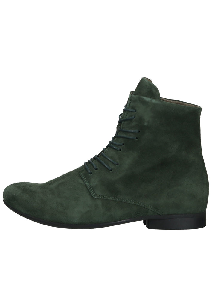 Think! Stiefelette Veloursleder Dunkelgrün - surf4shoes