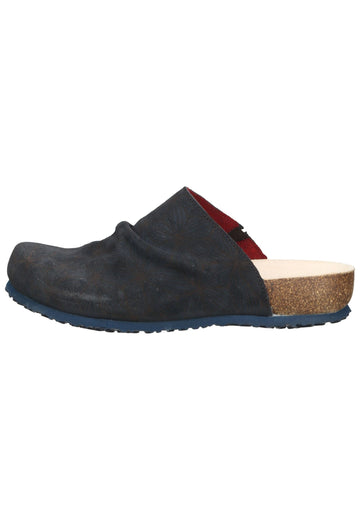 Think! Pantoletten Leder Navy - surf4shoes