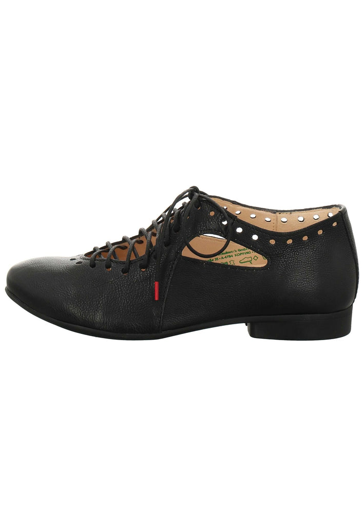 Think! Halbschuhe Leder Schwarz - surf4shoes