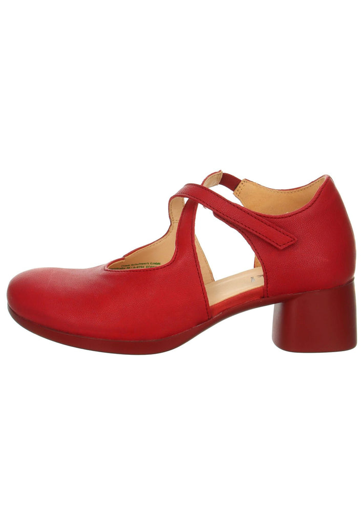Think! Pumps Leder Rot - surf4shoes