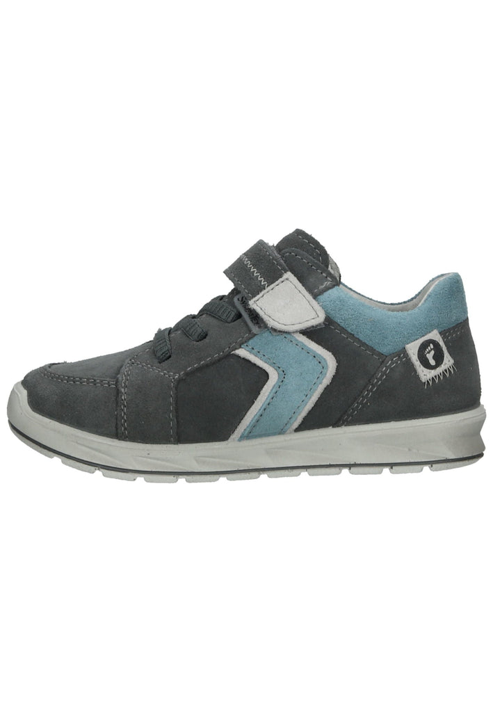 Ricosta Sneaker Leder Grau/Blau - surf4shoes
