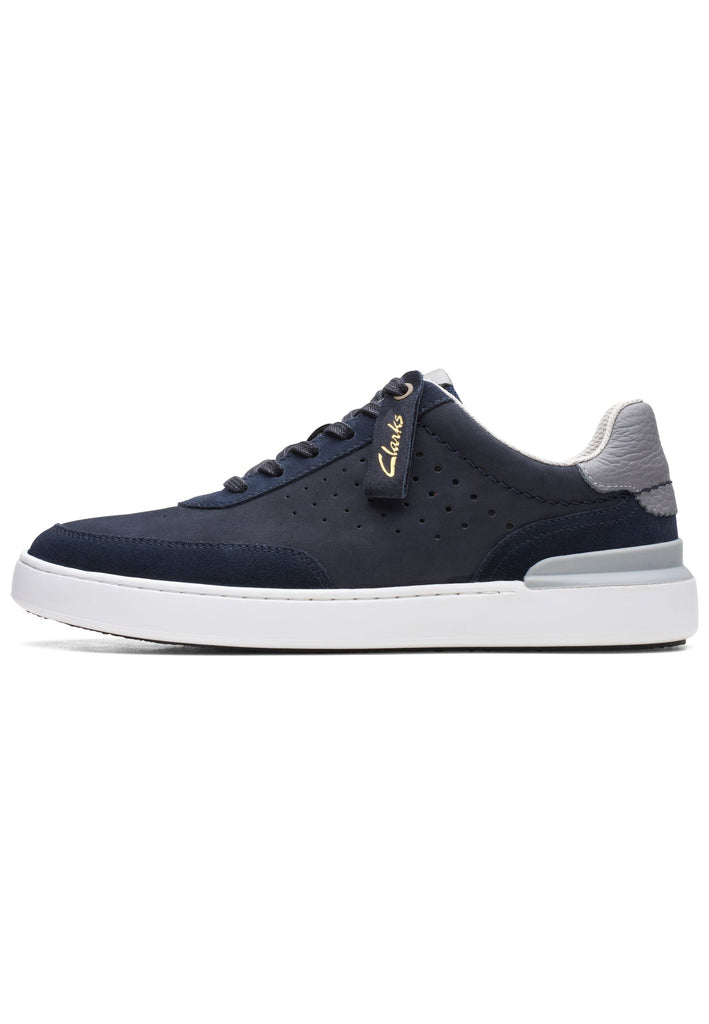 Clarks Sneaker Nubukleder Navy - surf4shoes