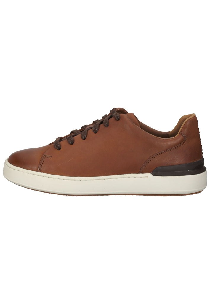 Clarks Sneaker Leder Tan - surf4shoes
