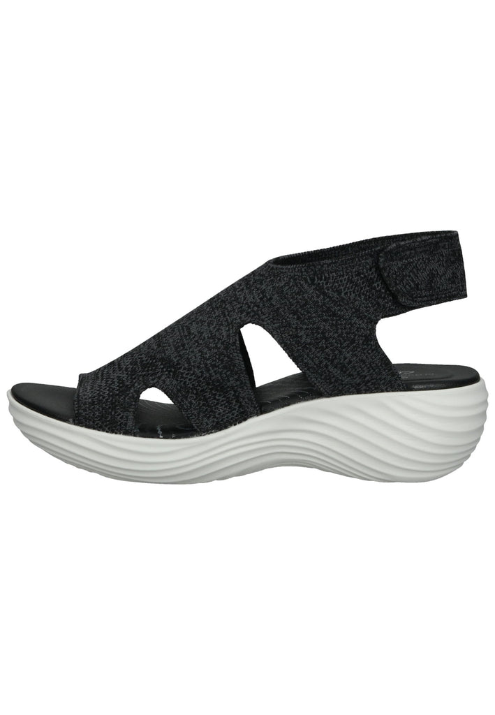 Clarks Sandalen Textil Schwarz - surf4shoes