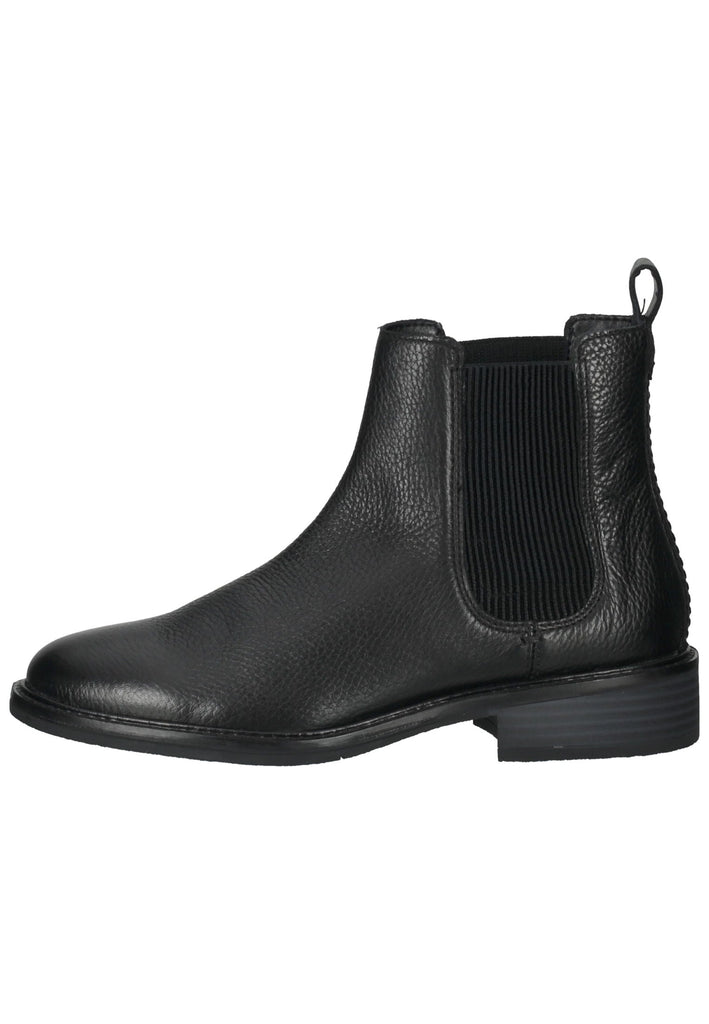 Clarks Stiefelette Leder/Textil Schwarz - surf4shoes