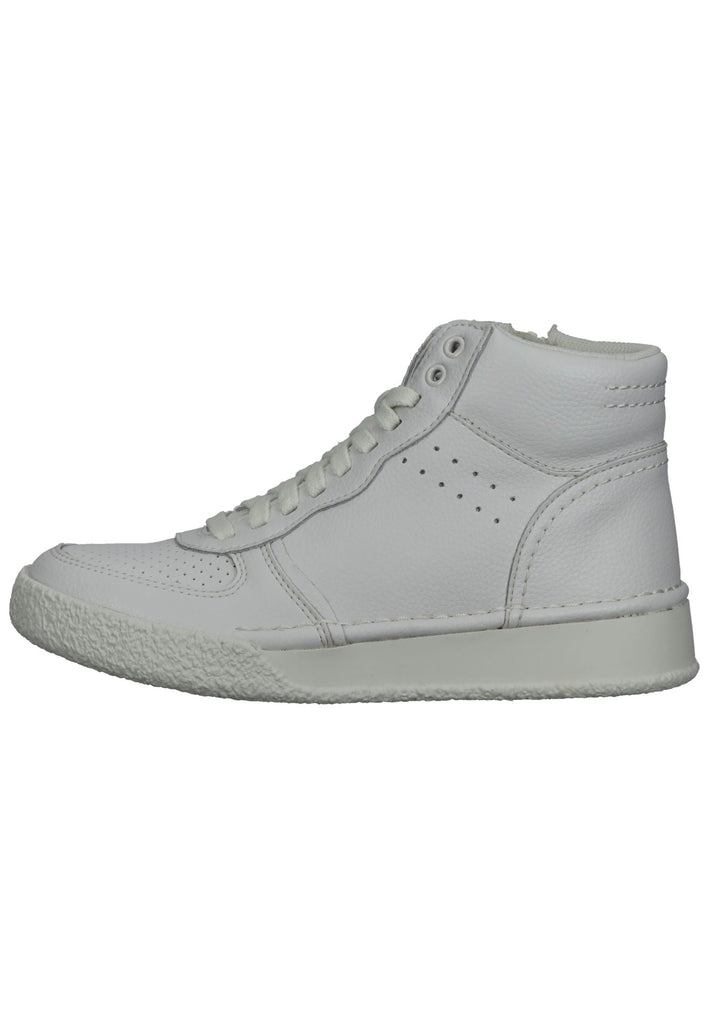 Clarks Sneaker Leder Weiß - surf4shoes