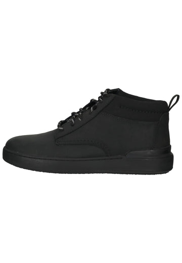 Clarks Sneaker Leder Schwarz - surf4shoes