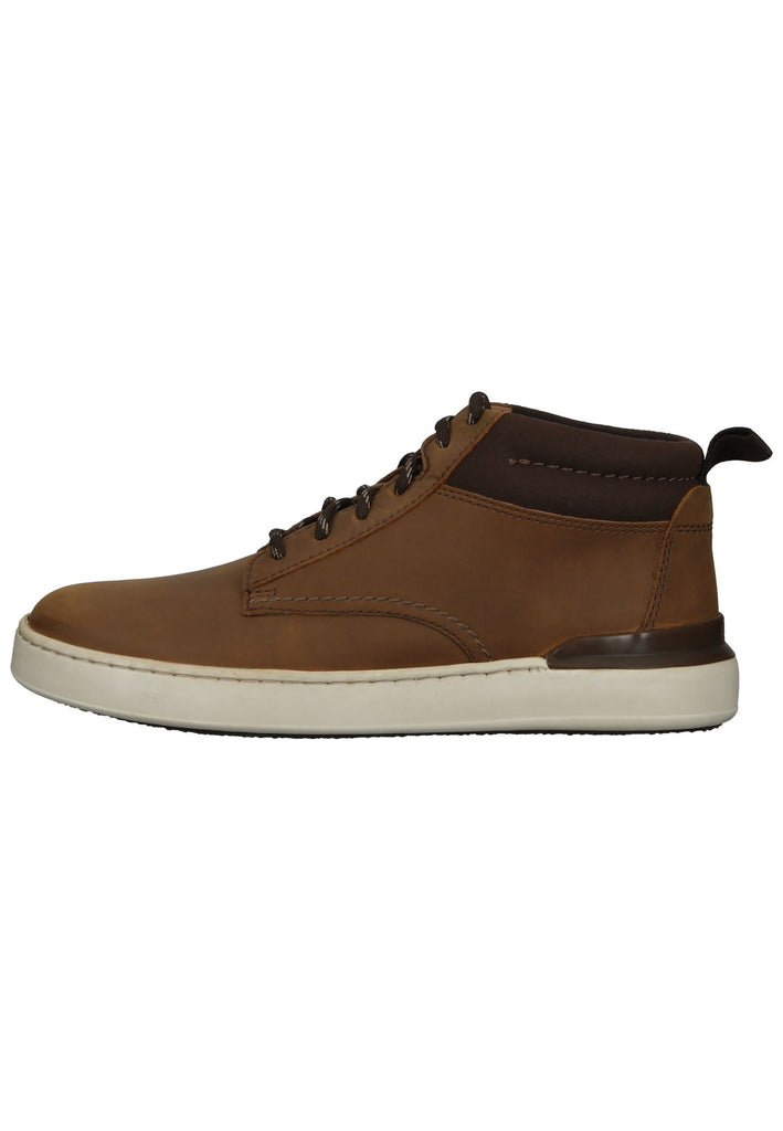 Clarks Sneaker Leder Hellbraun - surf4shoes
