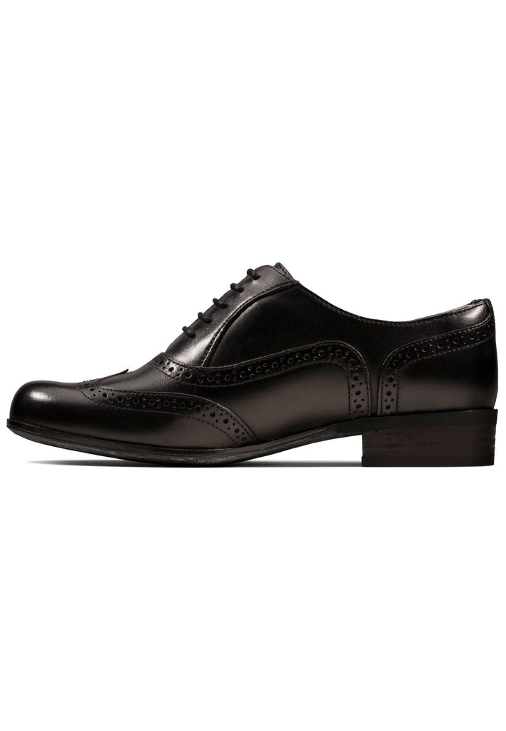 Clarks Halbschuhe Leder Schwarz - surf4shoes