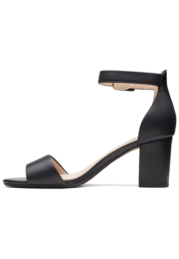 Clarks Sandalen Leder Schwarz - surf4shoes