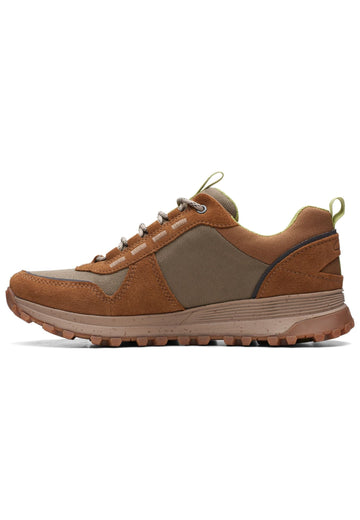 Clarks Sneaker Textil Braun - surf4shoes