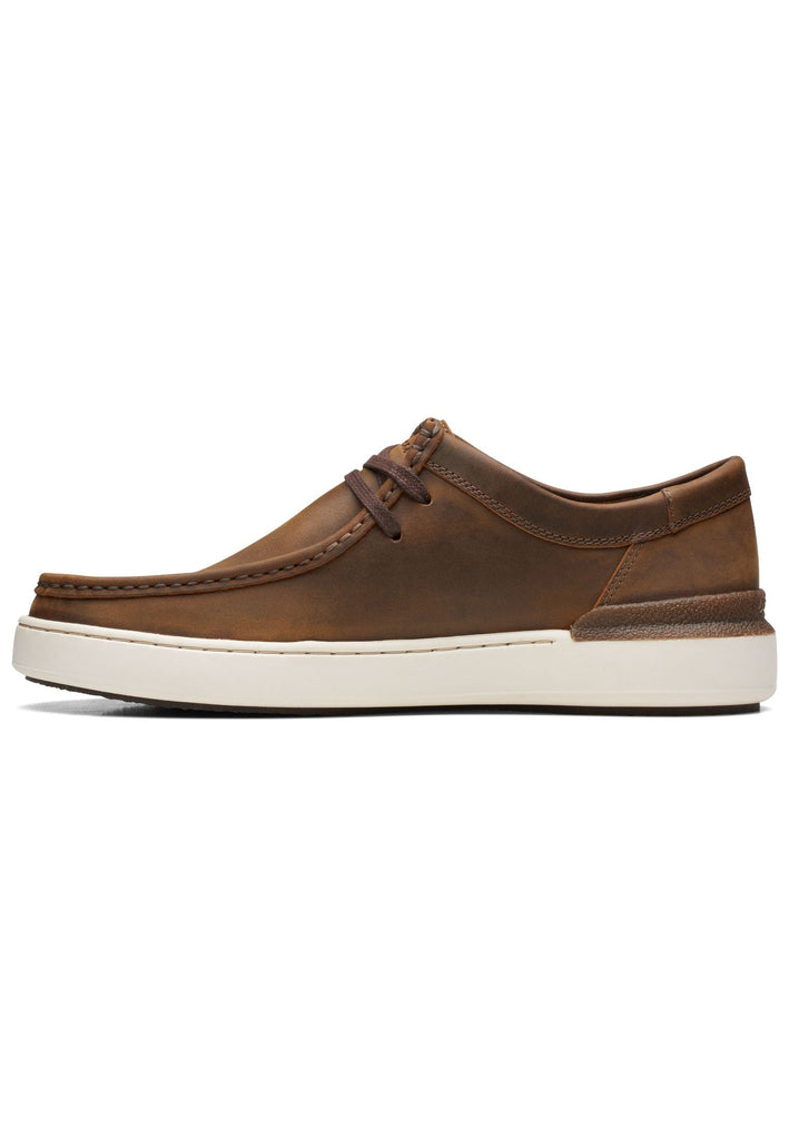 Clarks Slipper Leder Braun - surf4shoes
