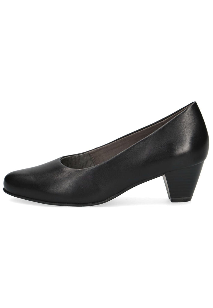 Caprice Pumps Leder Schwarz - surf4shoes