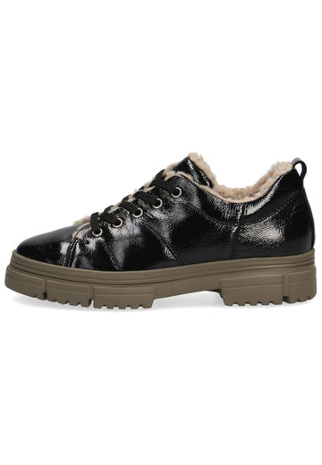 Caprice Halbschuhe Leder Schwarz Warmfutter - surf4shoes