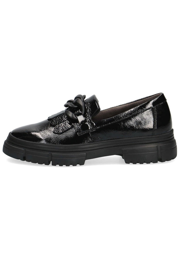 Caprice Slipper Leder Schwarz - surf4shoes