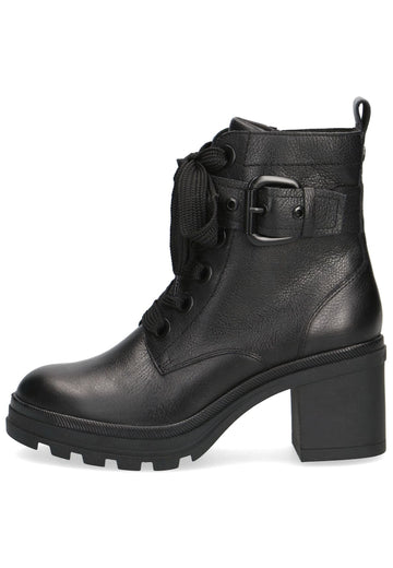 Caprice Stiefelette Leder Schwarz - surf4shoes